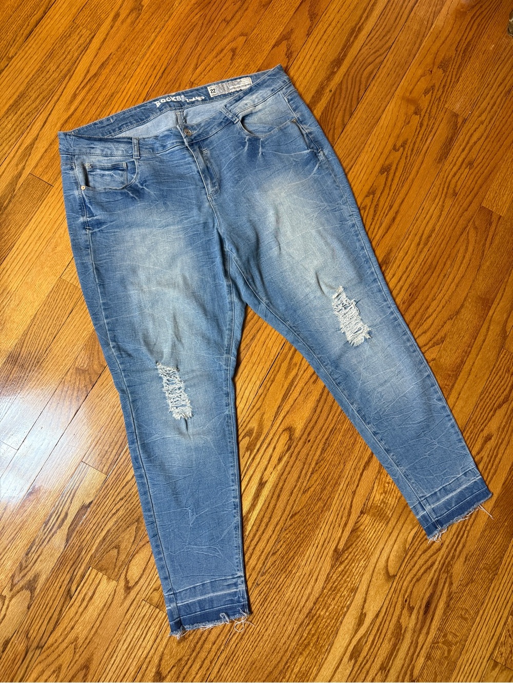 Skinny distressed stretch Jeans